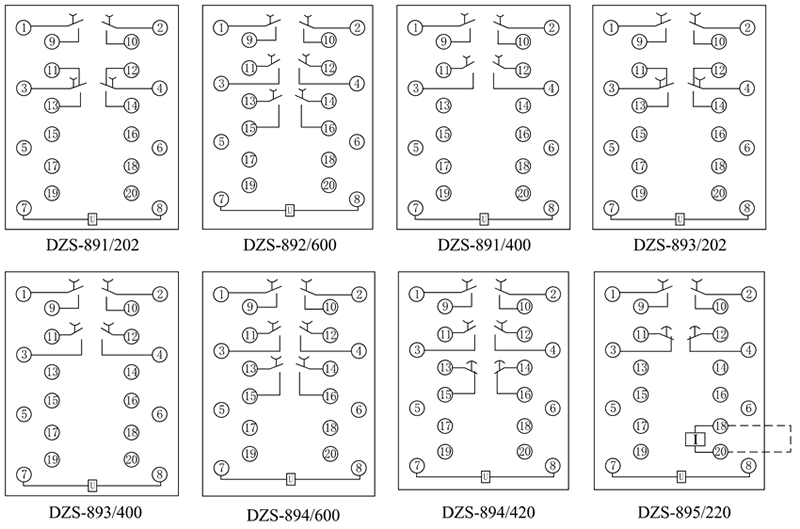 DZS-892/600内部接线图
