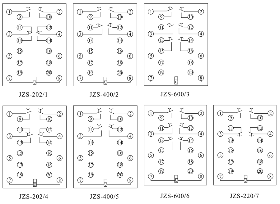 JZS-202/1内部接线图