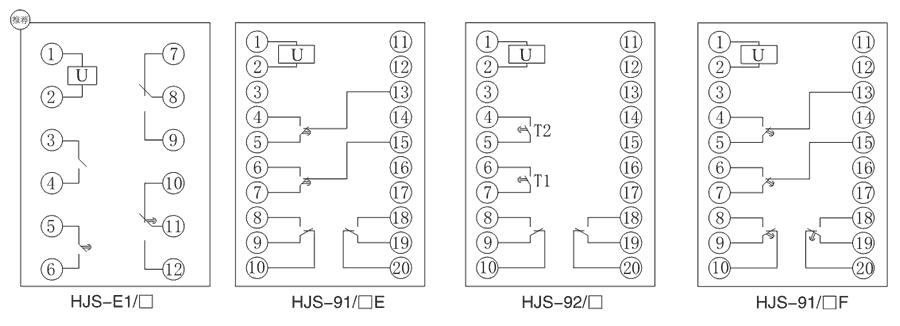 HJS-E1/3内部接线图