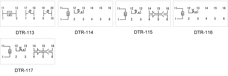 DTR-115内部接线图