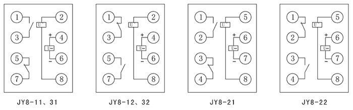 JY8-21D内部接线图
